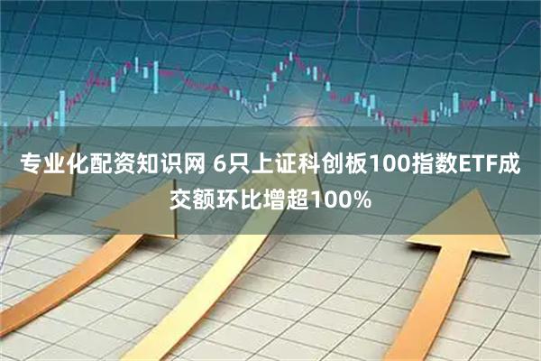 专业化配资知识网 6只上证科创板100指数ETF成交额环比增超100%