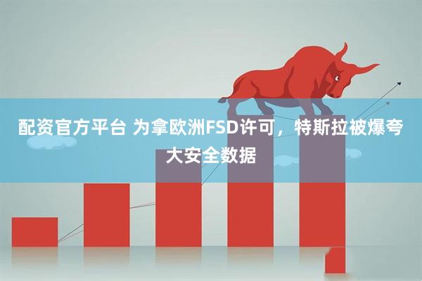 配资官方平台 为拿欧洲FSD许可，特斯拉被爆夸大安全数据